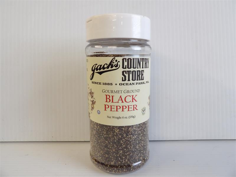Jacks Gourmet Ground Black Pepper 6 oz.