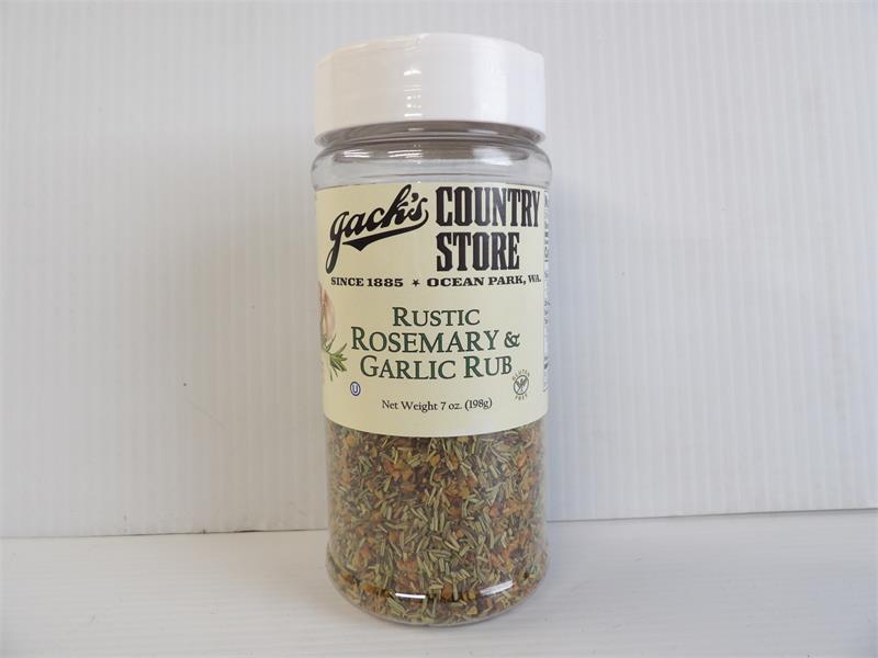 Jacks Rustic Rosemary & Garlic Rub 7 oz.