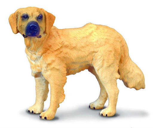 toy figurine of Golden Retreiver dog