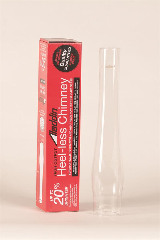 high output clear glass lamp chimney smooth base for high output performance