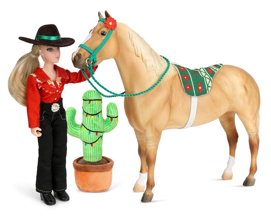 Breyer Model Horses 2025 Traditional Series Holiday Trail Ride Gift Set #B-HP-10368