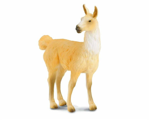 Breyer Horses Corral Pals Llama #88301 by CollectA Figurine Measures 2.8''L x 3.5''H Ages 3+ | 1:18 Scale  The llama is a domesticated South American camelid. A full-grown llama can reach a height of 5 ft 7 in to 5 ft 11 in at the top of the head, and can