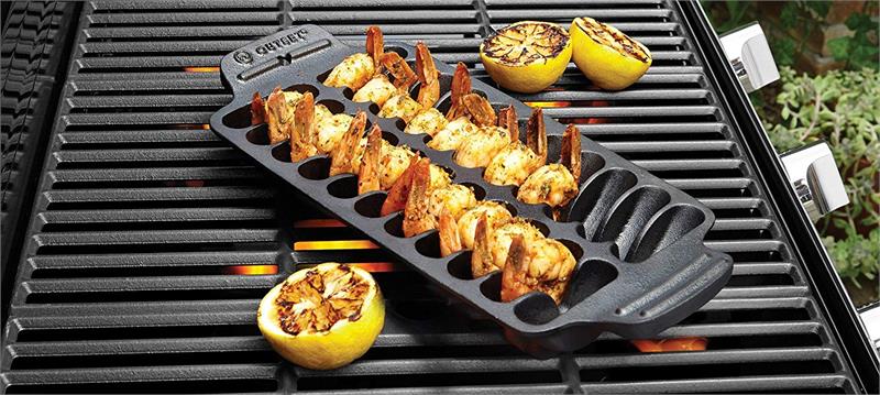 Fox Run Outset Cast Iron Shrimp Grilling Pan #76375