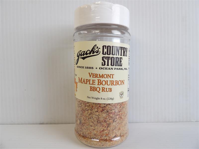 Jacks Vermont Maple Bourbon BBQ Rub 8 oz.