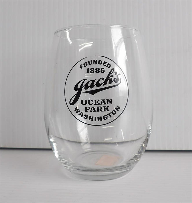 Jacks Logo Stemless Wine Glass 15 oz.