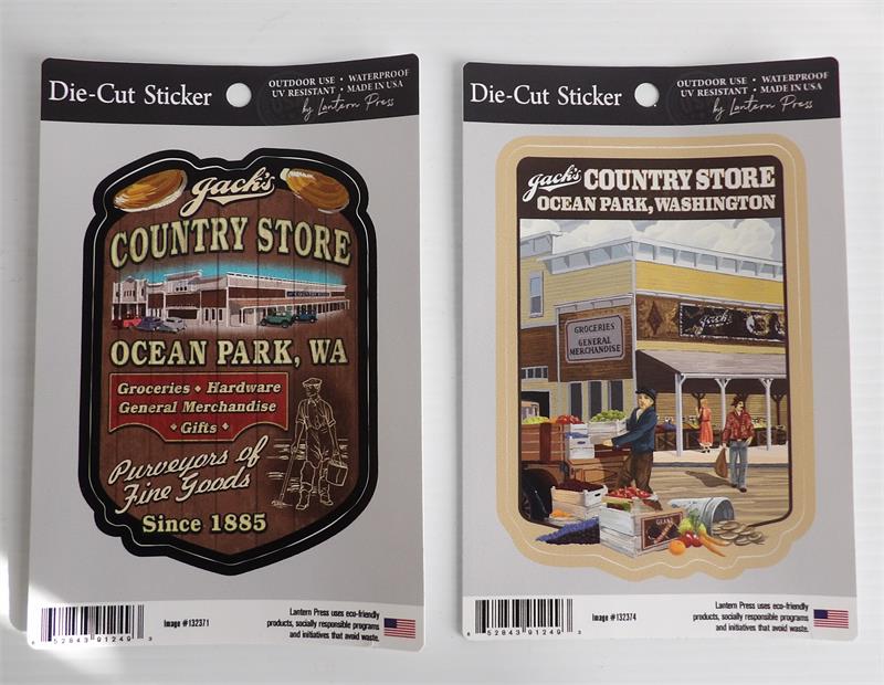 Jacks Image Die-Cut Stickers Set of 2