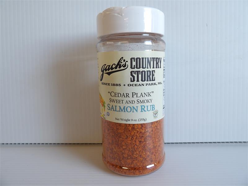 Jacks Cedar Plank Sweet and Smoky Salmon Rub 9 oz.