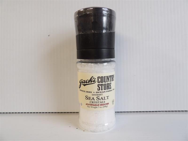 Sea Salt Grinder 7 oz - Adjustable Grinder with Coarse Sea Salt for ...