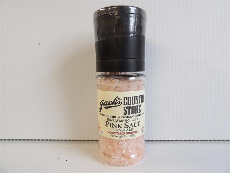 Pink Himalayan Salt Grinder 7 oz - Adjustable Grinder with Mineral-Rich ...