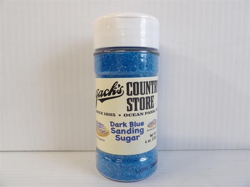 Jacks Dark Blue Sanding Sugar 4 oz.
