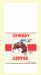Red and White Kitchen Retro Cowboy Coffee Flour Sack Towel 100% Cotton