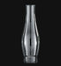 2 1/2" x 10" Round Bulge Duplex Burner Glass Lamp Chimney