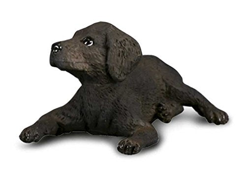 The Labrador Retriever Puppy figure is realistic in every detail and makes a wonderful addition to any child's collection. This intelligent dog makes an excellent hunting dog, a faithful family pet and is frequently used as a guide dog for the blind. The 