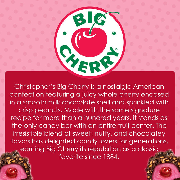 Big Cherry Milk Chocolate Candy Bar