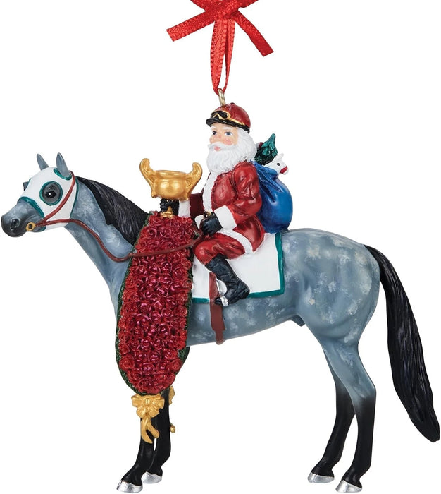 Breyer Racehorse Santa 2026 Santa Ornament - Limited Edition