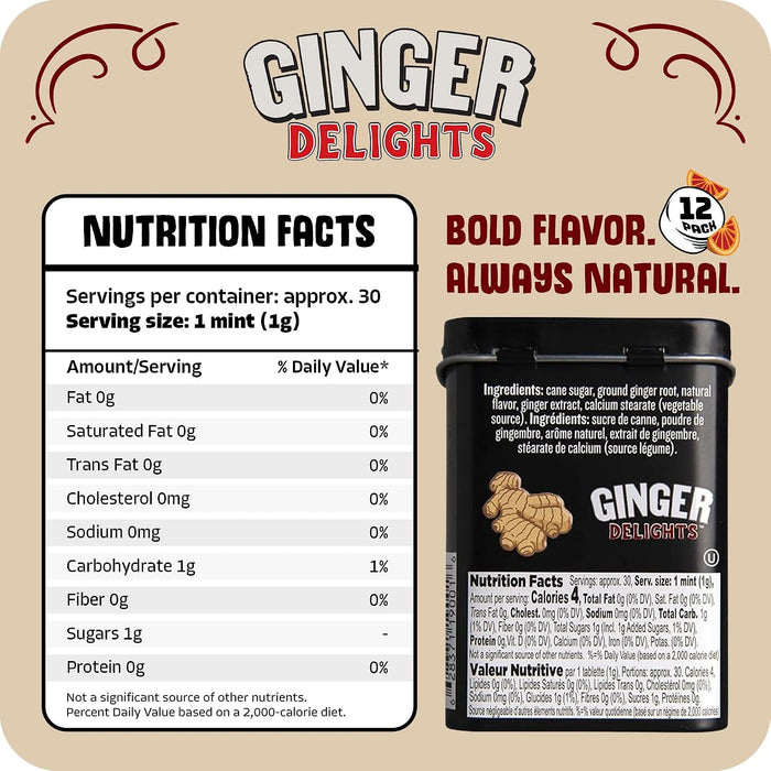 Ginger Delights Blood Orange Ginger Candy