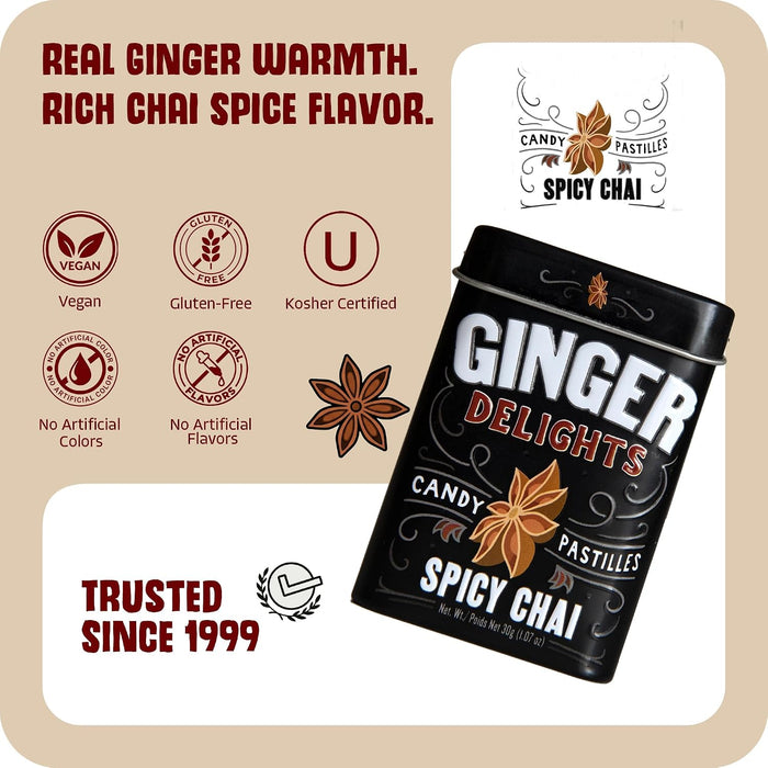 Ginger Delights Spicy Chai Ginger Candy