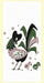 Red and White Kitchen Retro Jazzy Rooster Flour Sack Towel 100 % Cotton