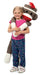oversized plush sock monkey toy