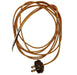 Gold Rayon Lamp Cord Set with Acorn Style Plug, 46862