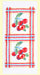 Red and White Kitchen Retro Sweet Cherries Flour Sack Towel 100% Cotton