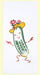 Red and White Kitchen Retro Mrs. Pickle Flour Sack Towel 100% Cotton