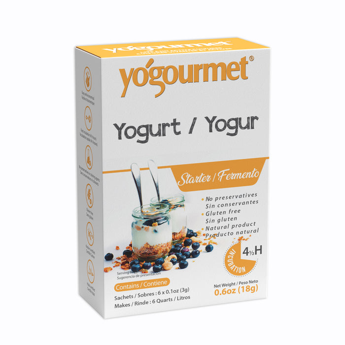 Yogourmet Yogurt Starter - Probiotic Culture for Homemade Yogurt