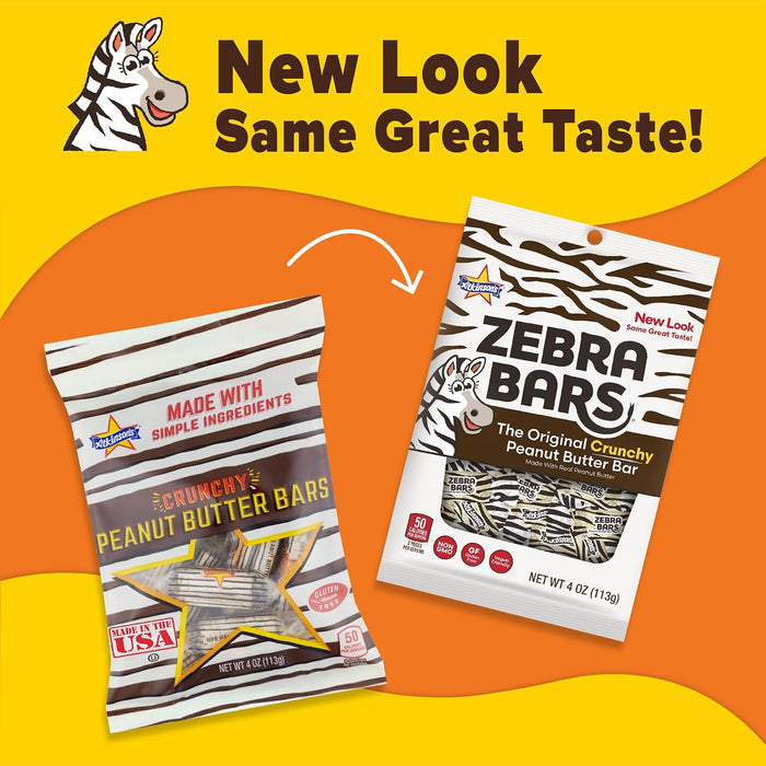 Atkinson Zebra Peanut Butter Bars Candy