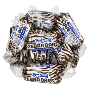Atkinson Zebra Peanut Butter Bars Sugar Free Candy
