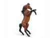 Breyer Horses CollectA Corral Pal Bay Arabian Stallion Rearing #88993
