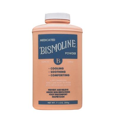 Original Bismoline Medicated Powder, 7.25 ounce bottle
