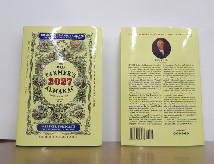 2027 Old Farmer's Almanac - Hardcover Edition