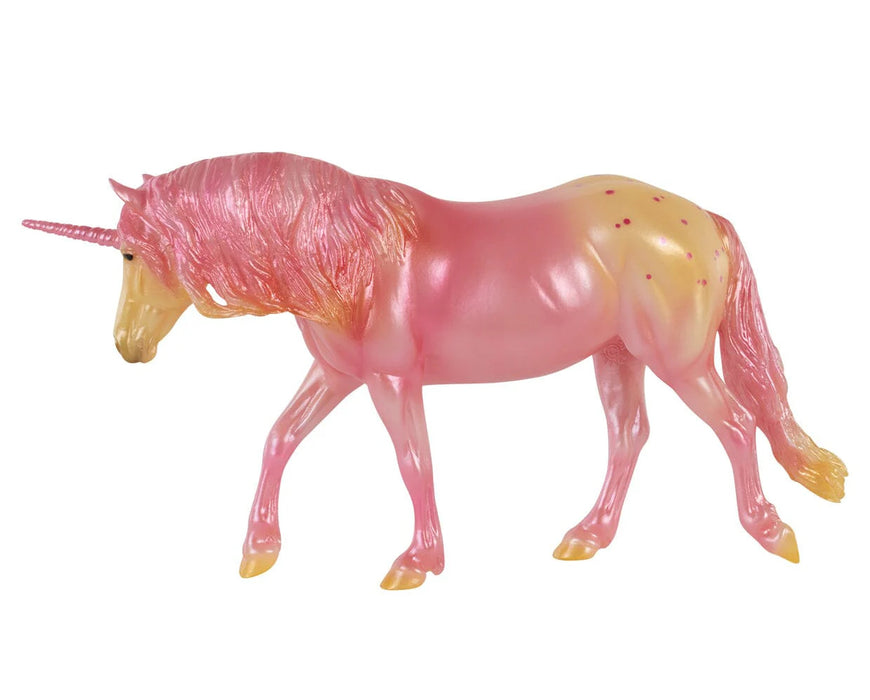 Breyer Freedom Series Candy Delights Unicorn Pink Mare & Foal Set #10613 - Magical Fantasy Horse Models
