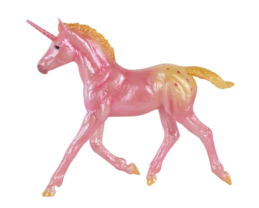 Breyer Freedom Series Candy Delights Unicorn Pink Mare & Foal Set #10613 - Magical Fantasy Horse Models