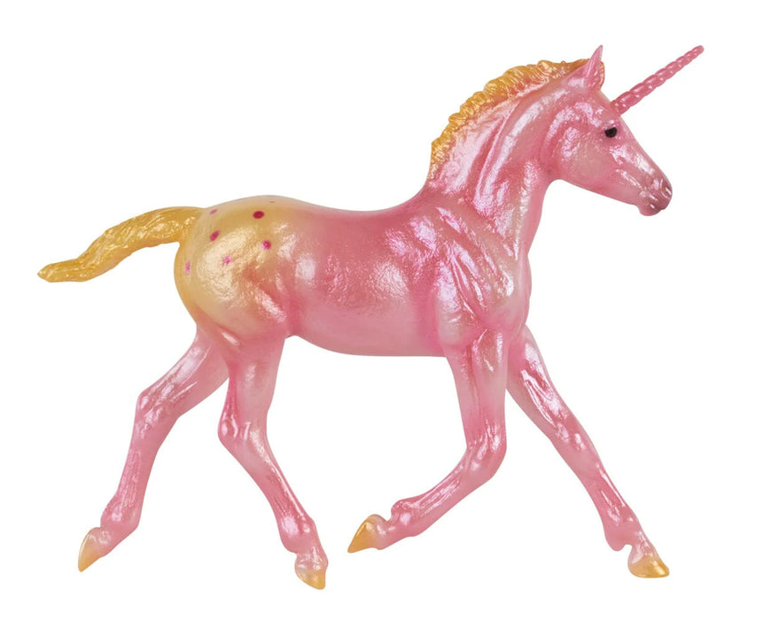 Breyer Freedom Series Candy Delights Unicorn Pink Mare & Foal Set #10613 - Magical Fantasy Horse Models