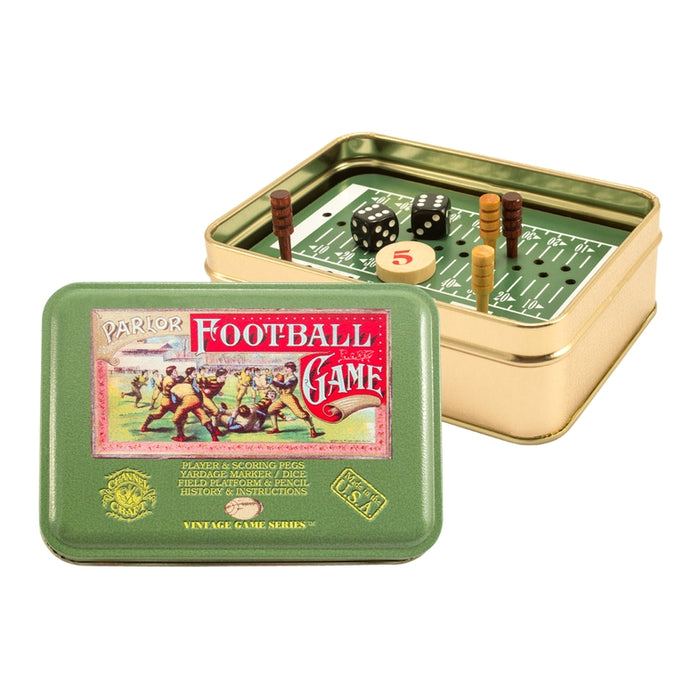 Parlor Football Vintage Game Tin | Channel Craft