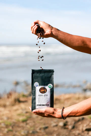 Organic Decaf Coffee - Medium Roast Small Batch 12oz Bag