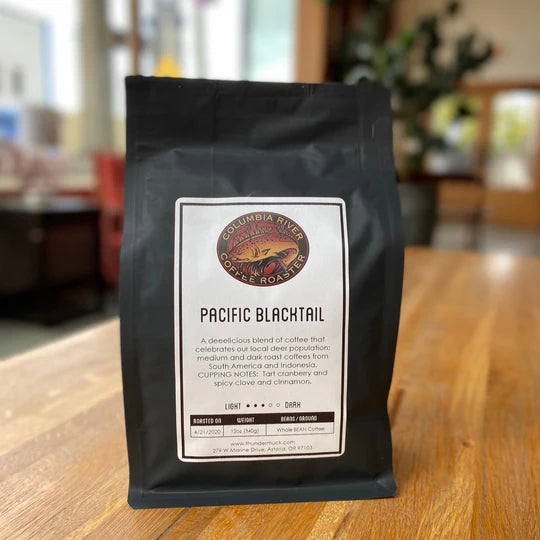 Pacific Blacktail Coffee - Dark Roast Small Batch 12oz Bag