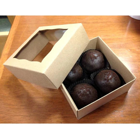 Thundermuck Coffee Truffles - Dark Chocolate with Cold Brew Coffee (4-Piece Gift Box)