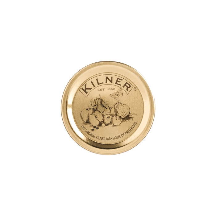Kilner Wide Mouth Metal Canning Lids 12 Count for Home Preserving