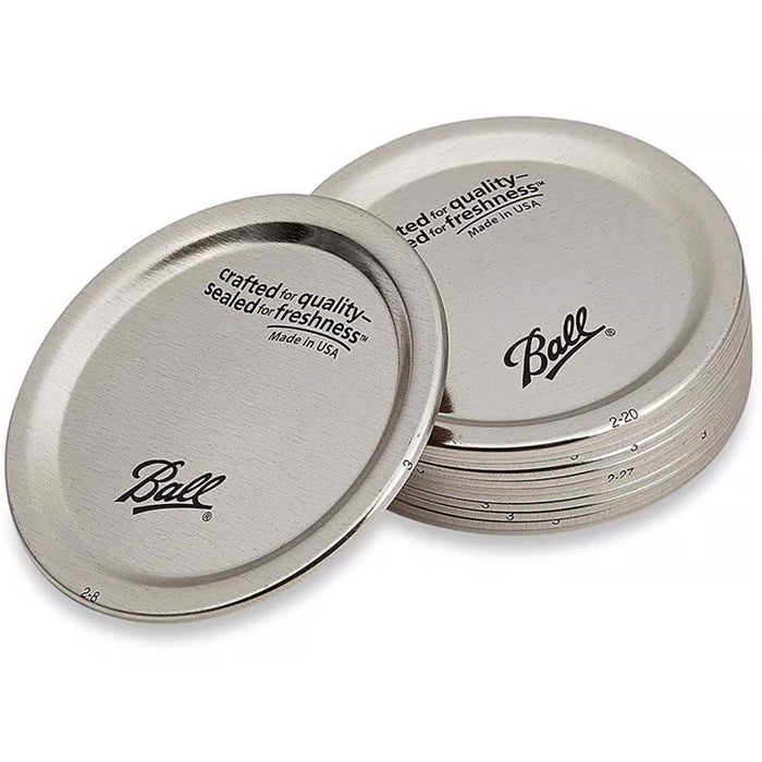 Ball Regular Mouth Canning Lids & Bands 12-Pack - Essential Preserving Supplies