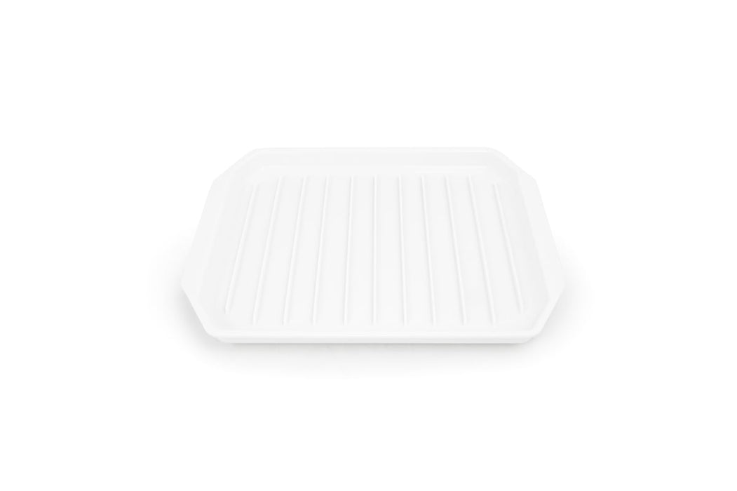 Fox Run Microwavable Bacon Rack – White Plastic Drip Tray