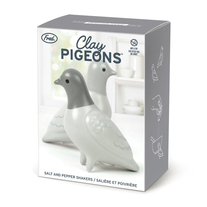Fred & Friends Clay Pigeons Salt & Pepper Shakers