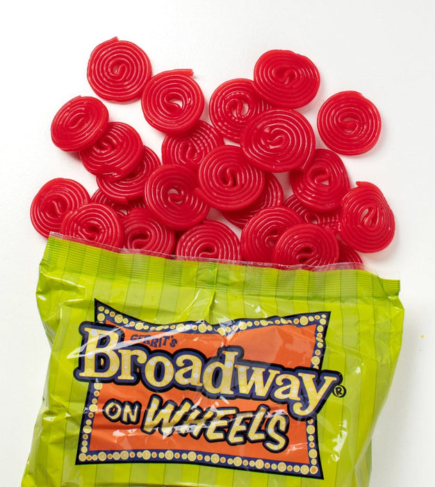 Gerrit Verburg Strawberry Red Licorice Wheels — 5.29 oz