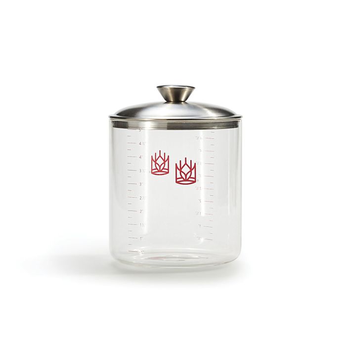 King Arthur Baking Glass Sourdough Starter Crock - 1.5 Quart