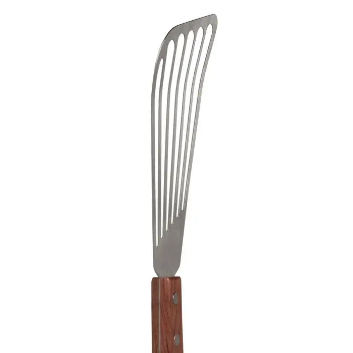 Fish Spatula Slotted Angled Stainless Steel Turner - Professional Kitchen Tool