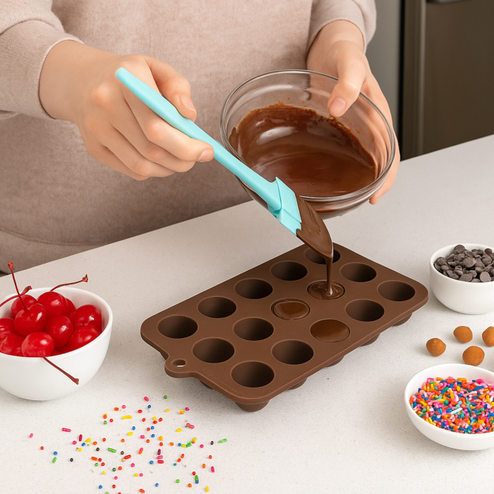 Mrs. Anderson's Baking Silicone Truffle Chocolate Mold - 18 Cavities