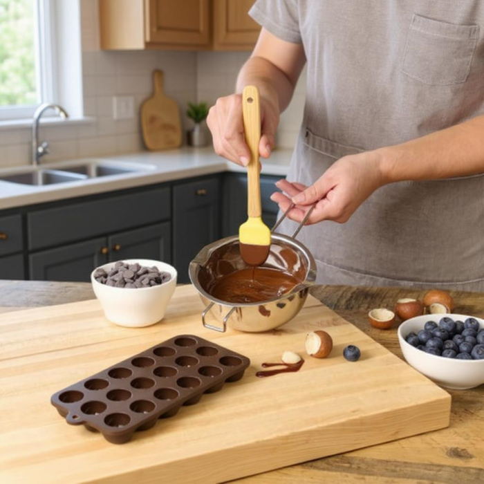 Mrs. Anderson's Baking Silicone Truffle Chocolate Mold - 18 Cavities