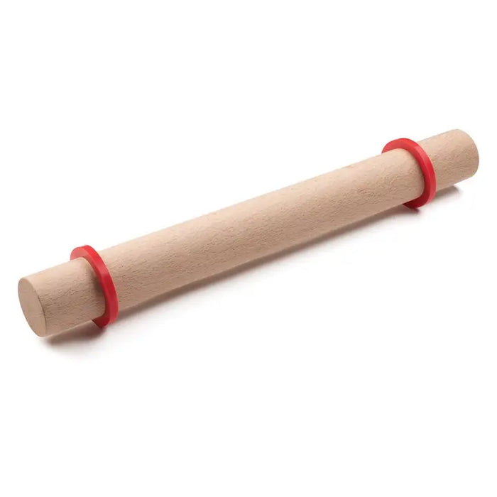 Rolling Pin Rings 8 Piece Set - Adjustable Thickness Guides for Baking