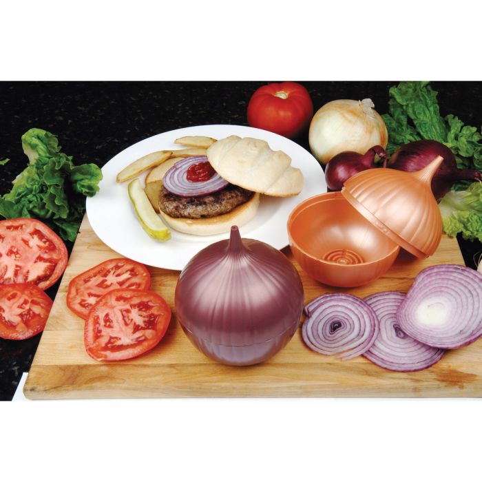 Onion Saver Storage Container - Plastic Onion Keeper Assorted Colors